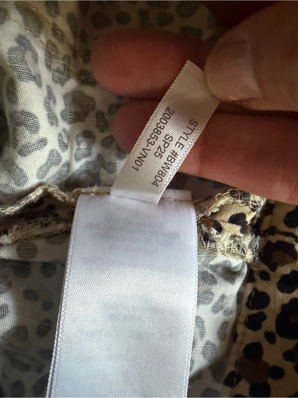 New with Tags size 29T J. Crew Leopard Print Wide-Leg Pants. Front patch pockets - Picture 10 of 13